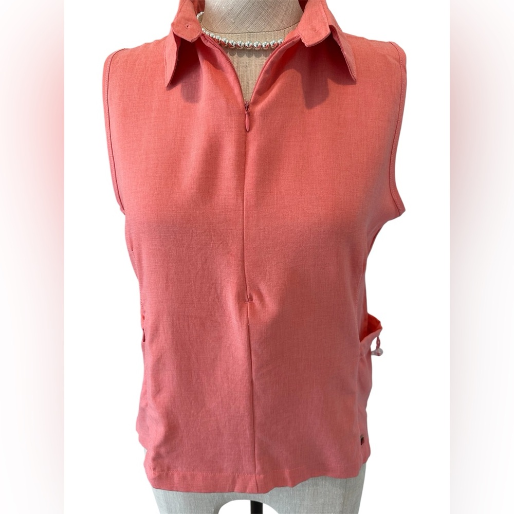 Woolrich Coral Sleeveless Blouse - Sz XS